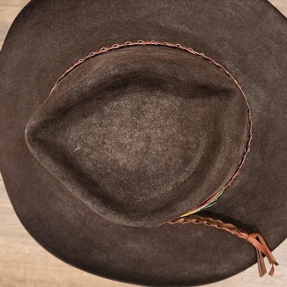 Akubra Snowy River 1010 Pure Fur Felt Hat - Genuine Australia Made size 57 - Picture 5 of 13